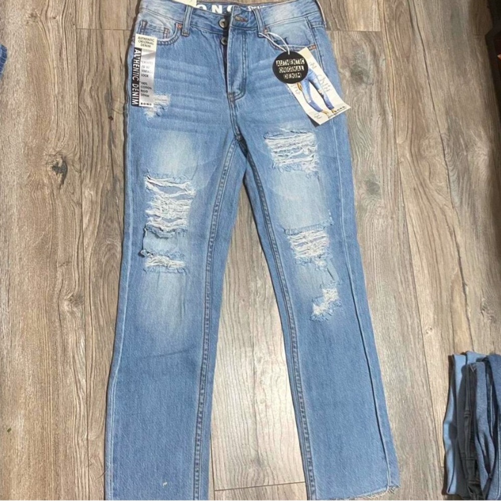 Jeans with tags